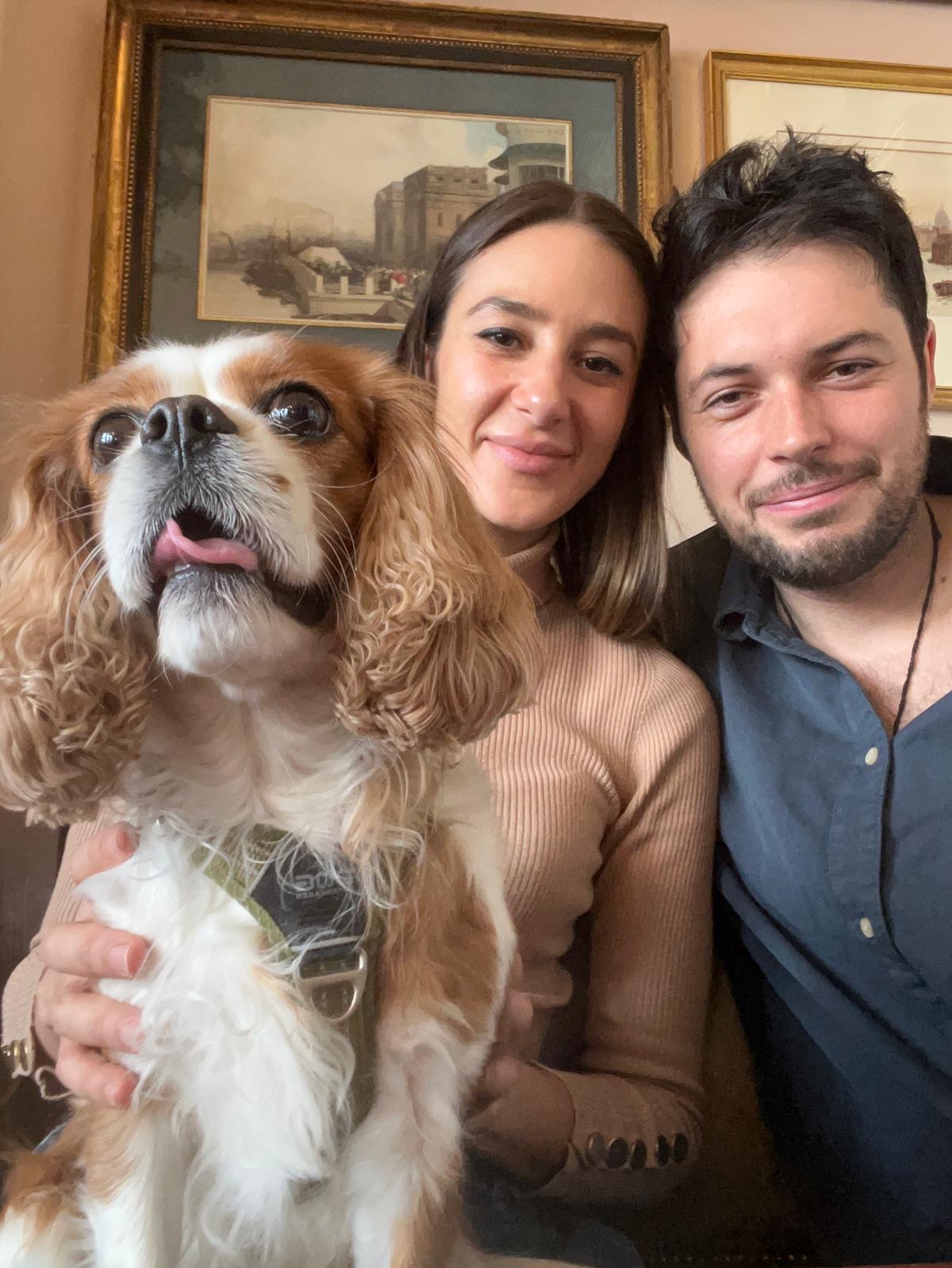 Kat and James — professional pet sitters in London, United Kingdom, founders of Paws & Quarters in-home pet sitting service